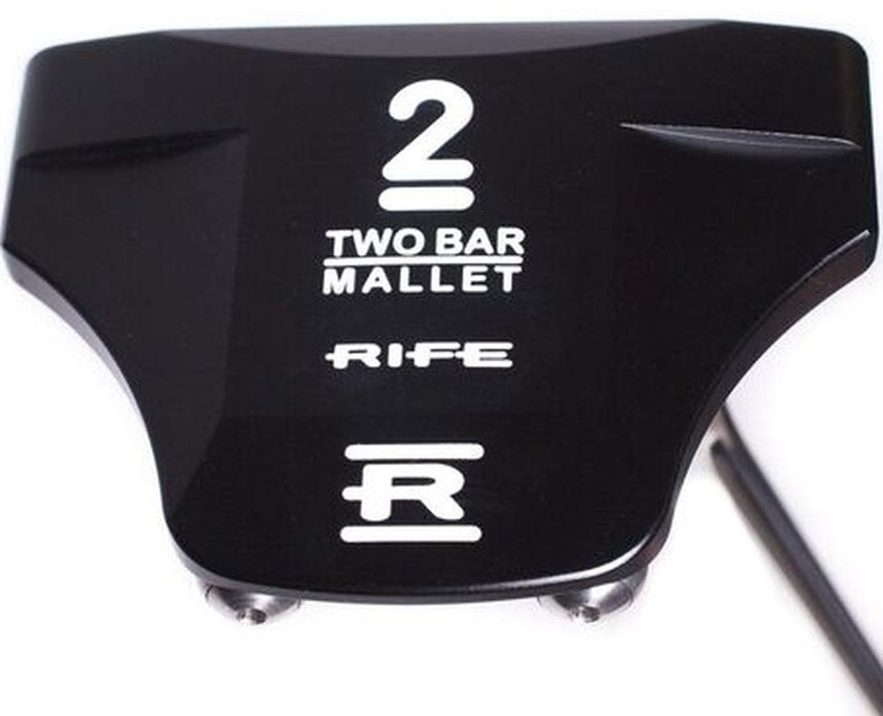 Amazon.com : Rife Golf Right Handed Black Two Bar Mallet Putter